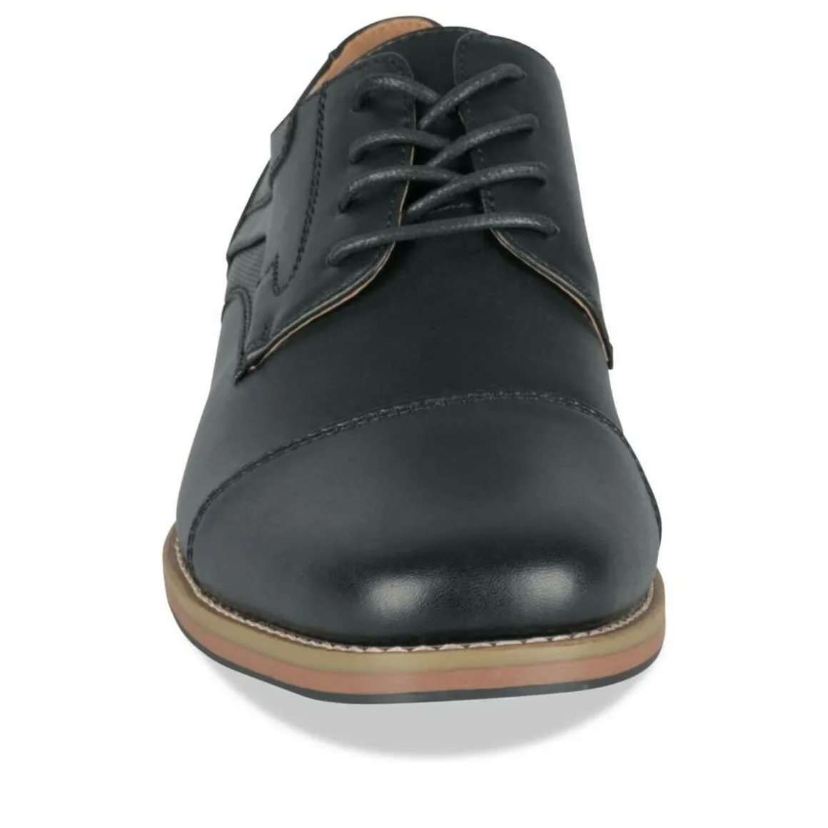 Veterschoenen ZWART