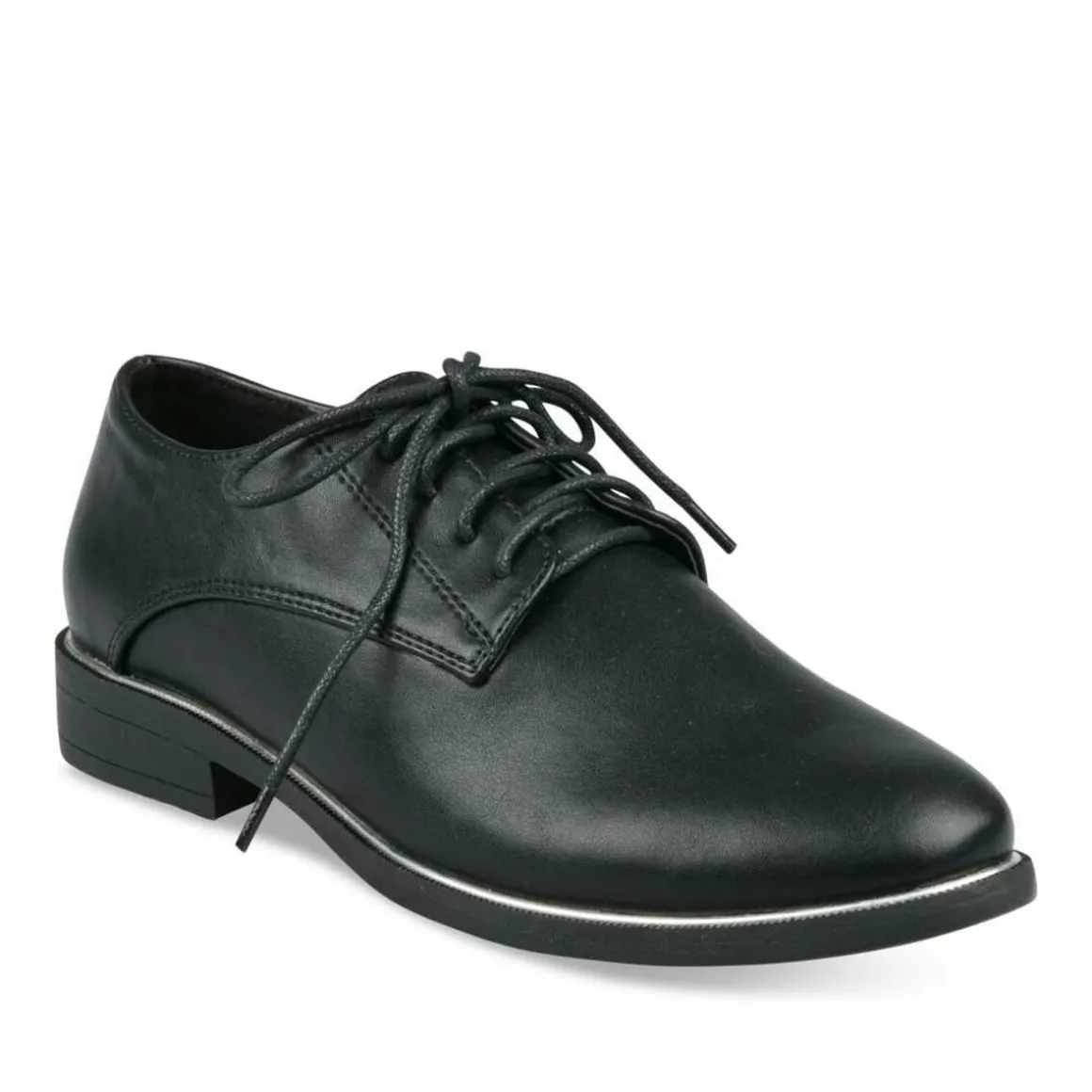 Veterschoenen ZWART