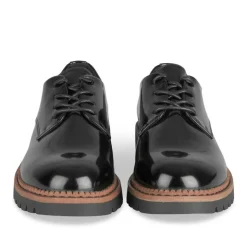 Veterschoenen ZWART