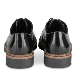 Veterschoenen ZWART