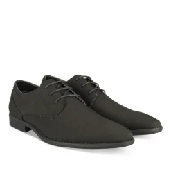 Veterschoenen ZWART
