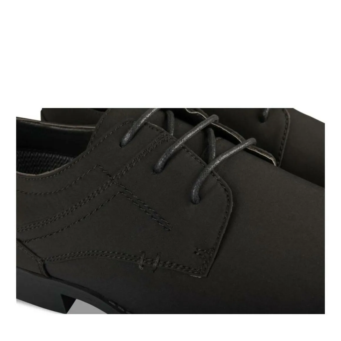 Veterschoenen ZWART