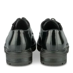 Veterschoenen ZWART