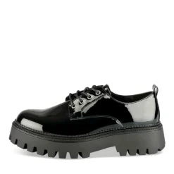 Veterschoenen ZWART