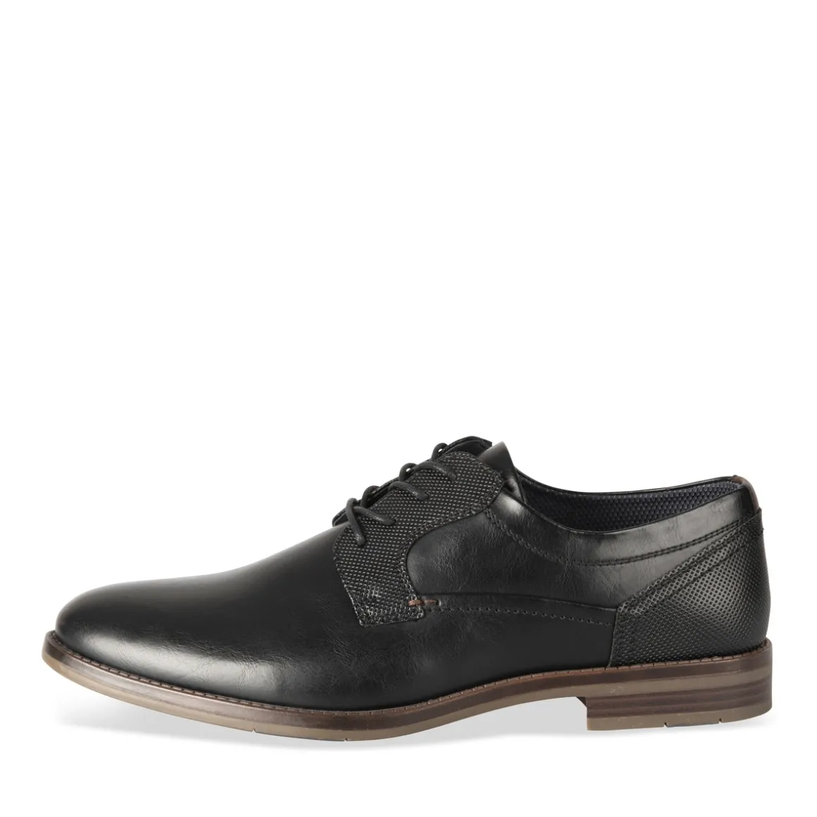 Veterschoenen ZWART