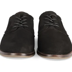 Veterschoenen ZWART
