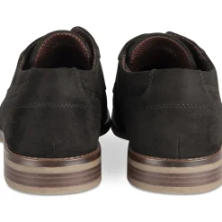 Veterschoenen ZWART