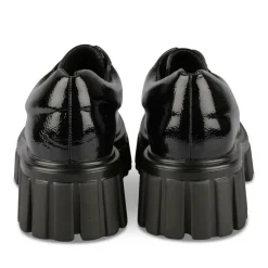 Veterschoenen ZWART