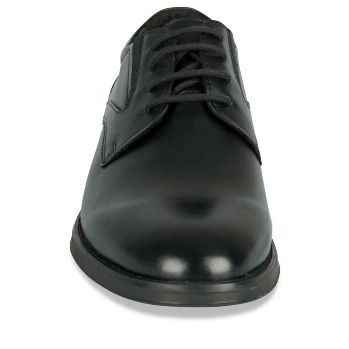 Veterschoenen ZWART