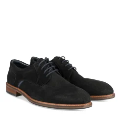 Veterschoenen ZWART