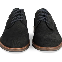 Veterschoenen ZWART