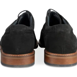 Veterschoenen ZWART