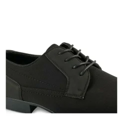 Veterschoenen ZWART