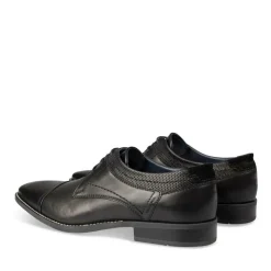 Veterschoenen ZWART B-BLAKE LEER