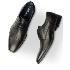 Veterschoenen ZWART B-BLAKE LEER