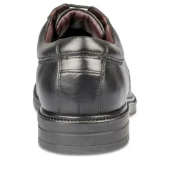 Veterschoenen ZWART DENIM SIDE LEER