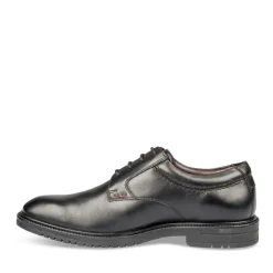 Veterschoenen ZWART DENIM SIDE LEER