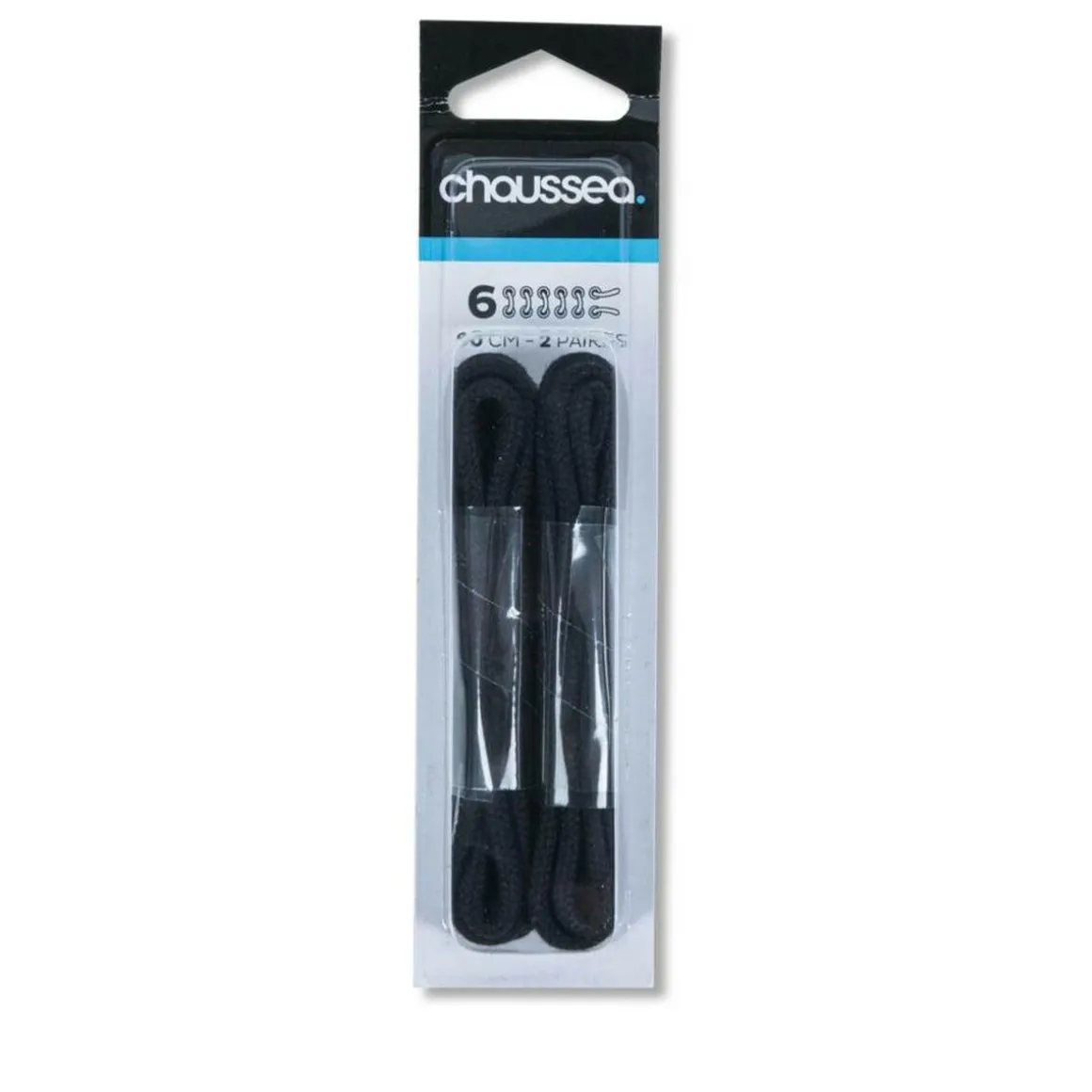 Vetersnoer 90 cm zwart CHAUSSEA