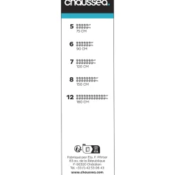 Vetersnoer 90 cm zwart CHAUSSEA